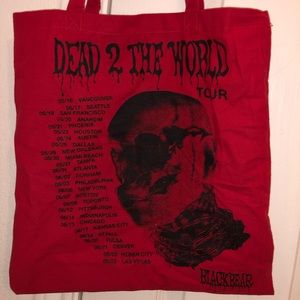 Blackbear  Dead 2 The World tour, canvas bag